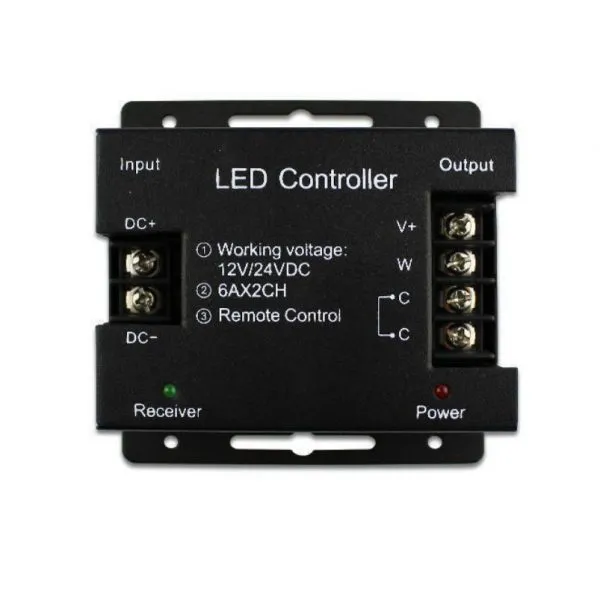 RF Dual Color Temperature Dimmer and Color Changing Controller LED Strip Light