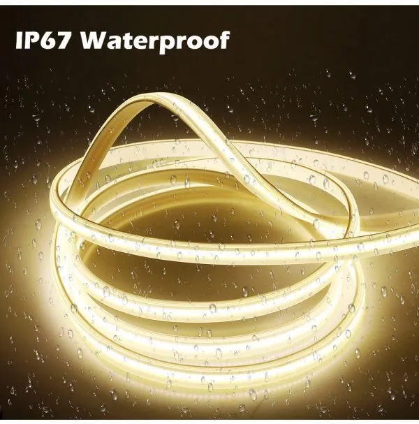 110V 220V High Voltage Waterproof COB LED Strip Light