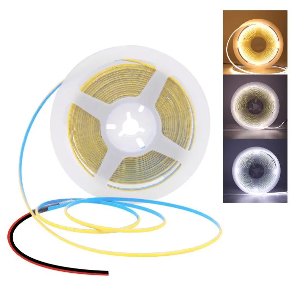 3mm 400leds 12V 24V 320 LEDS COB LED STRIP LIGHT