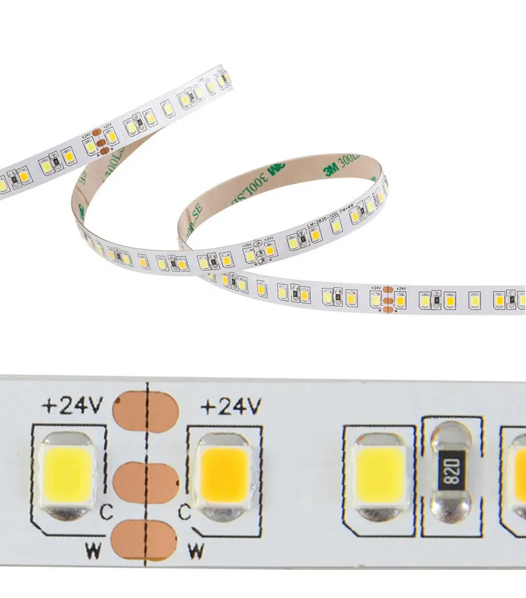 12V 24V 120 LEDS DUAL CCT SMD LED STRIP LIGHT