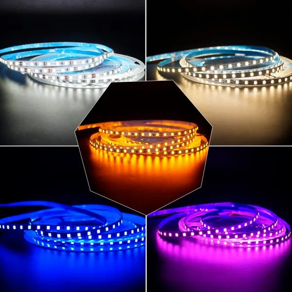 12V 24V 5mm Width 120 LEDS LED Strip Light for Homedecor