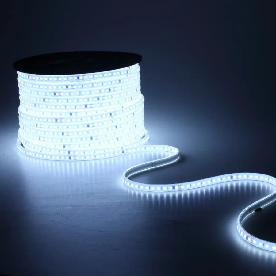 LED STRIP LIGHT SILICONE 220V-2835-110D-10MM