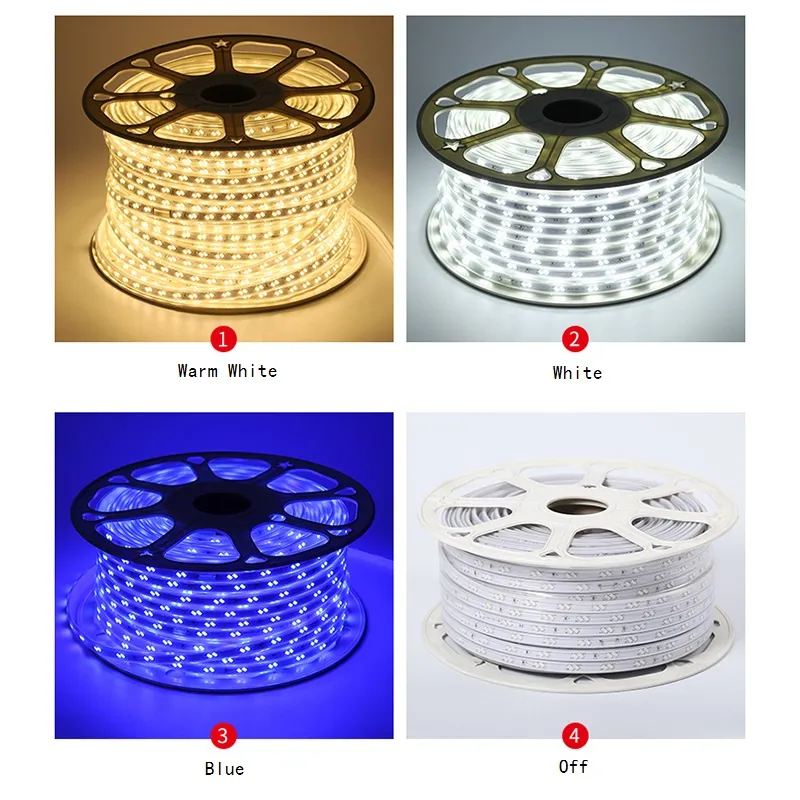SMD LED STRIP LIGHT 5730-64D-10MM-220V-IP65