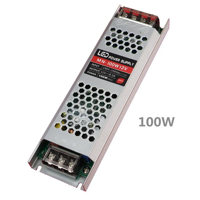 12V BAR SLIM MODEL LED POWER SUPPLY FOR LED STRIP LIGHT